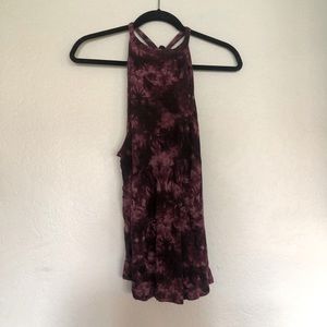 Mudd tie die tank top